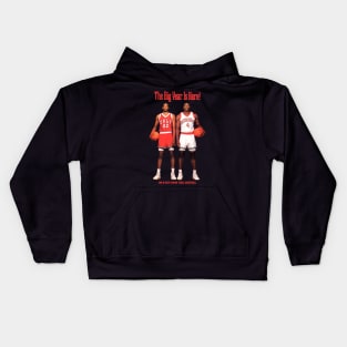 Stacey Augmon and Larry Johnson 1989 Kids Hoodie